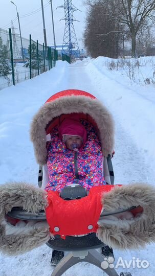 Stokke зимний кит красный