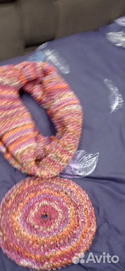 Комплект берет и снуд женский