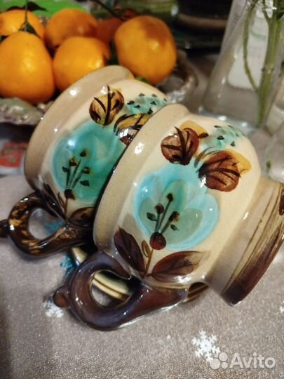 Чайные пары. Старая Гжель