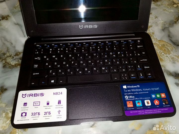 Ноутбук Irbis nb24 на запчасти