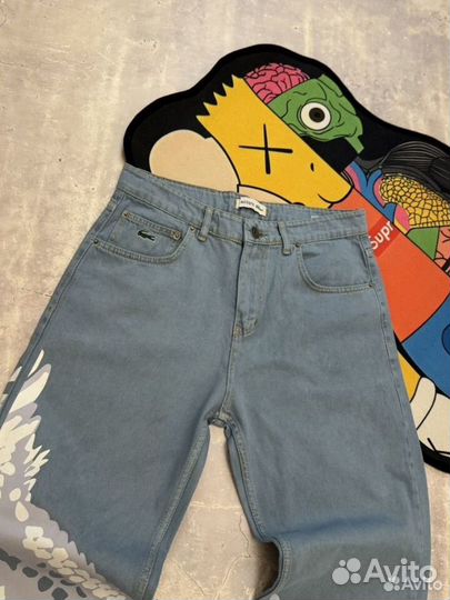 Джинсы lacoste широкие