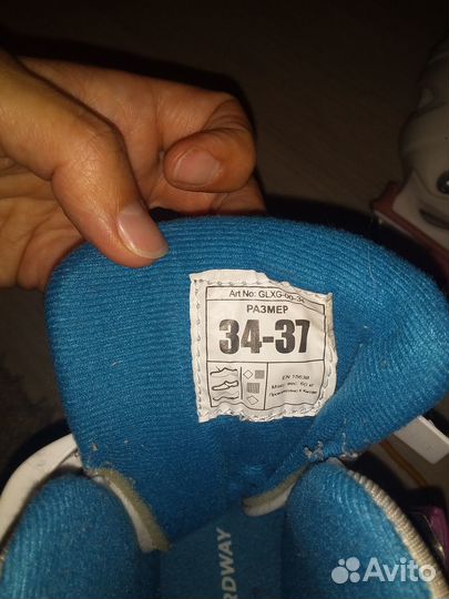 Коньки nordway детские раздвижные