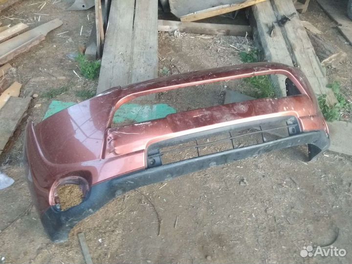 Передний бампер mitsubishi outlander 3