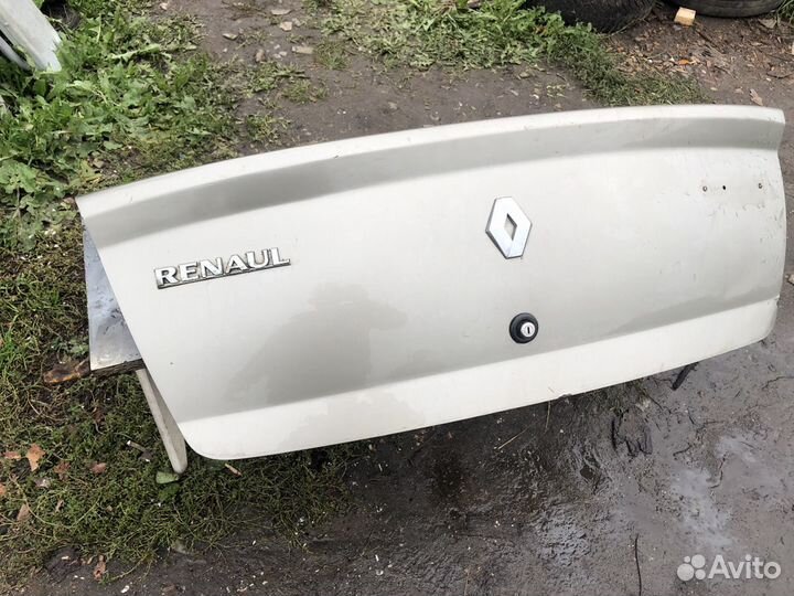 Крыжка багажника рено логан