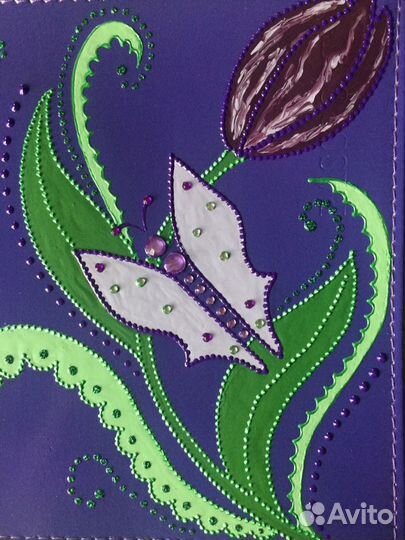 Кожаная обложка для паспорта