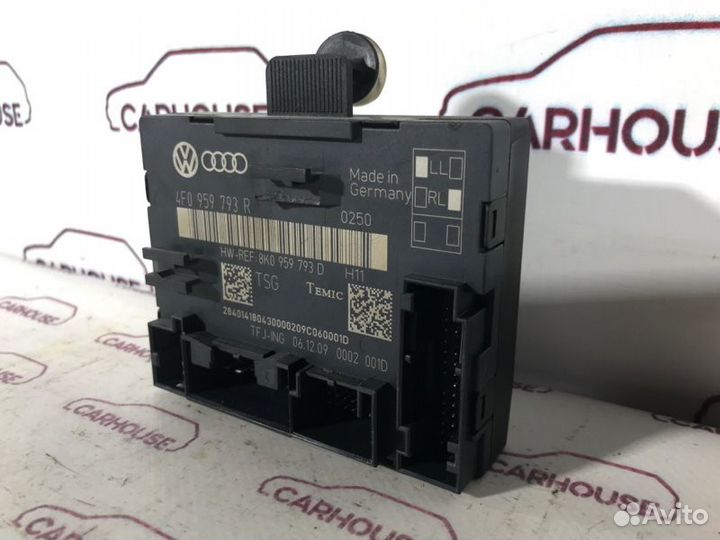 Блок управления дверьми передний левый Audi Q7 4L