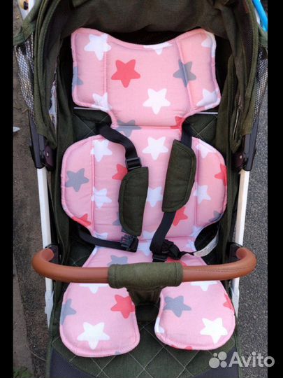 Матрасик универсальный в коляску стул кресло