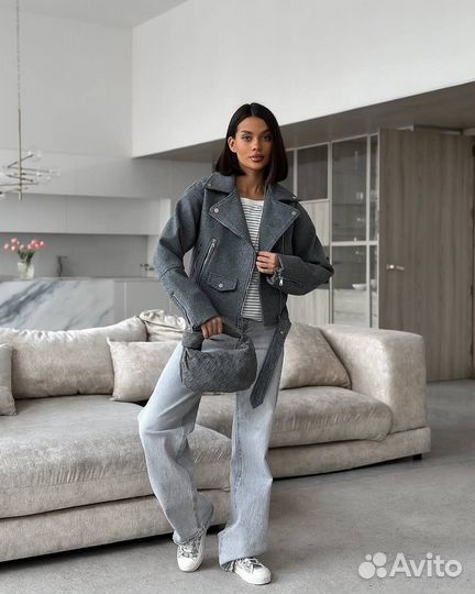 Куртка косуха замшевая