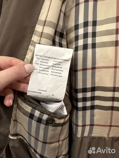 Оригинальный пуховик Burberry London