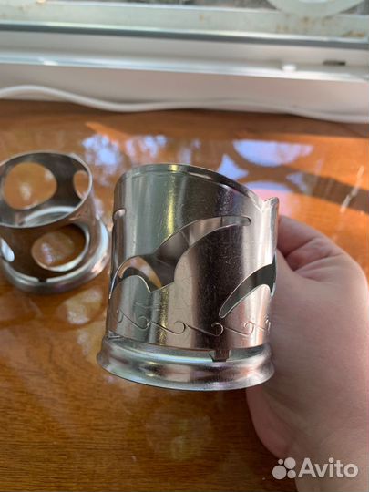 Подстаканники нерж 2шт