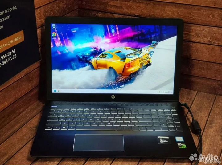 Игровой HP Core i5 7300/GTX 1050/IPS/8RAM/SSD