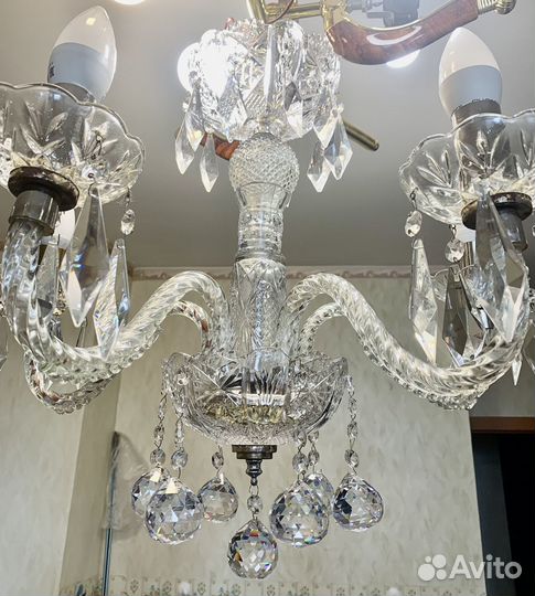 Люстра хрустальная чехия