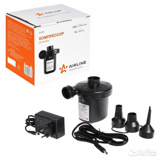 Компрессор для матраса (12в/220в, 280 л/мин) (kk-0