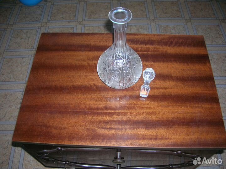 Винтажный штоф хрустальный пр-во СССР 1960-х г
