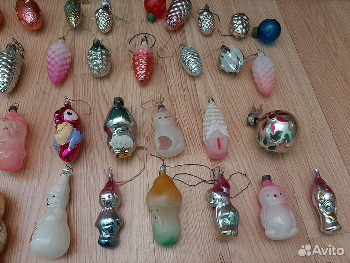 Ёлочные игрушки СССР