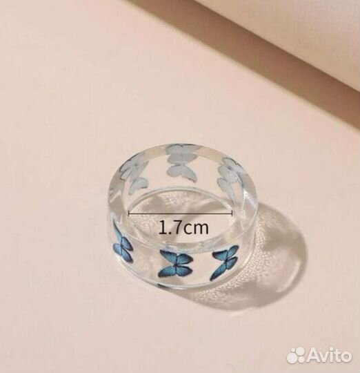 Украшения кольцо с бабочками