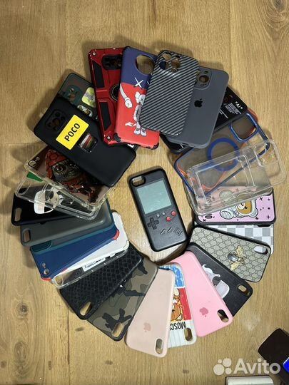 Чехлы на iPhone 7/8/SE/13 Pro Max/14 Pro/Poco X3