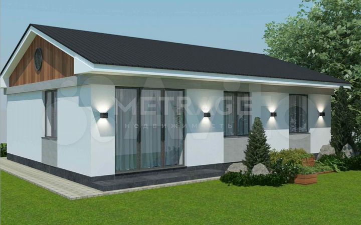 Коттедж 104,4 м² на участке 5 сот.