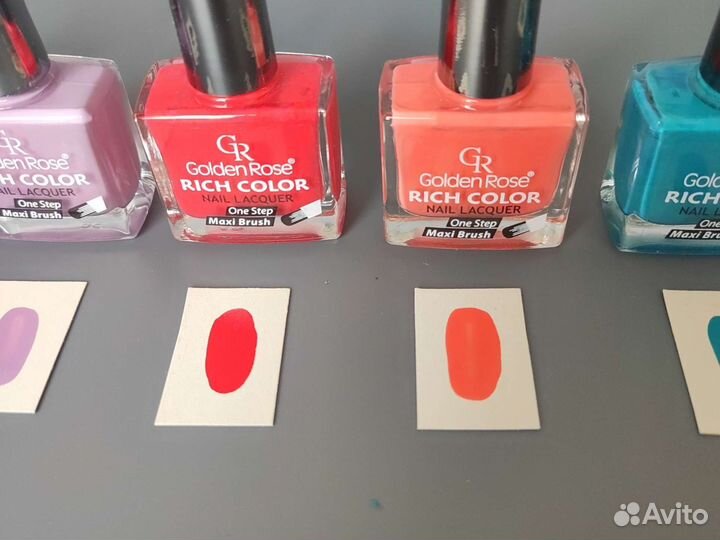 Лаки для ногтей Golden Rose Rich Color пакетом