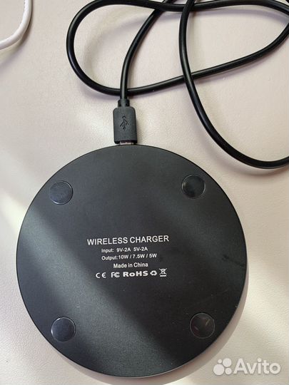Беспроводная зарядка Wireless Charger адаптер