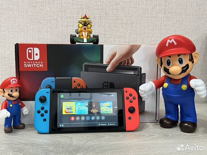 Nintendo Switch с коробкой Прошитая Чипом