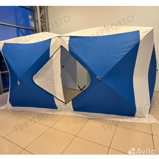 Зимняя палатка куб трехслойный