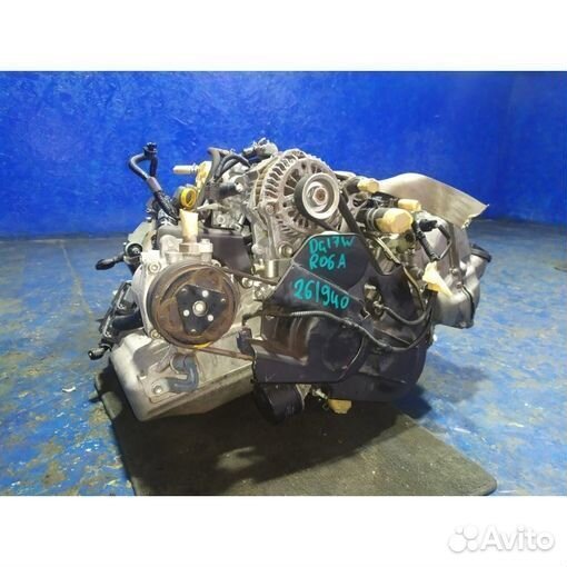 Двигатель двс с навесным mazda scrum DG17W R06A