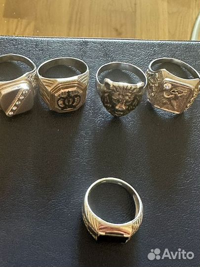 Мужская печатка серебро