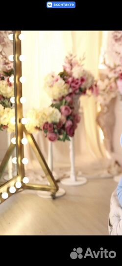 Стойки деревянные для цветов, декор, Подставка