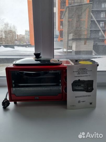 Мини печь gfgril gfbb-7 с кофеваркой
