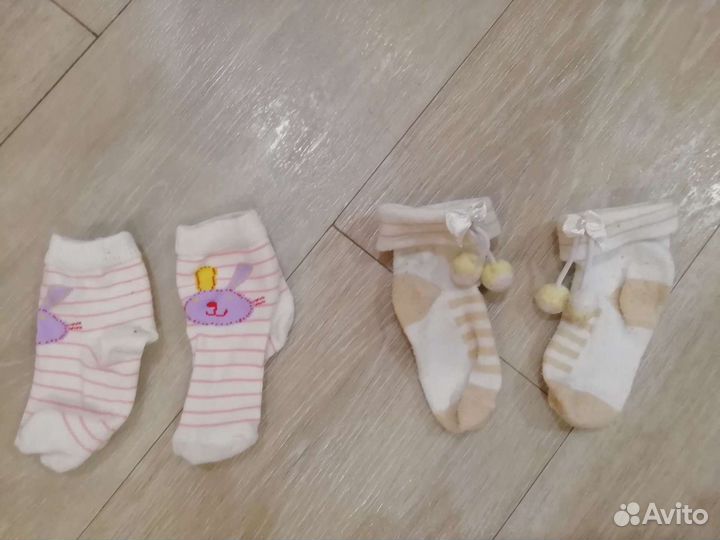 Носки и царапки для девочек (новорожденн