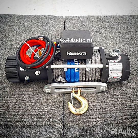 Лебедка Runva EWX12000SR с синтетическим тросом