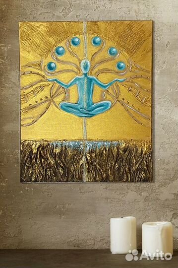 Картина маслом на холсте. Авторская, текстурная