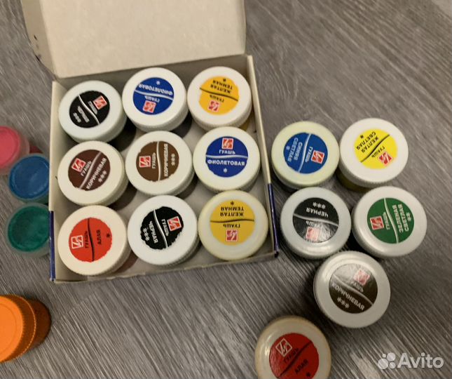 Гуашь художественная