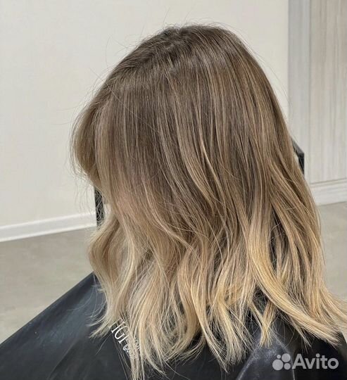 Окрашивание волос airtouch модель