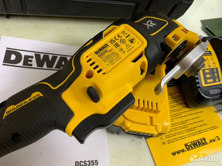 Аккумуляторный мультитул dewalt DCS356P2 (18в)