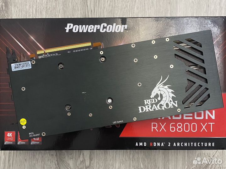 Видеокарта Powercolor rx 6800xt r.dragon/комплект