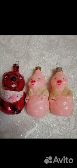 Елочные игрушки СССР