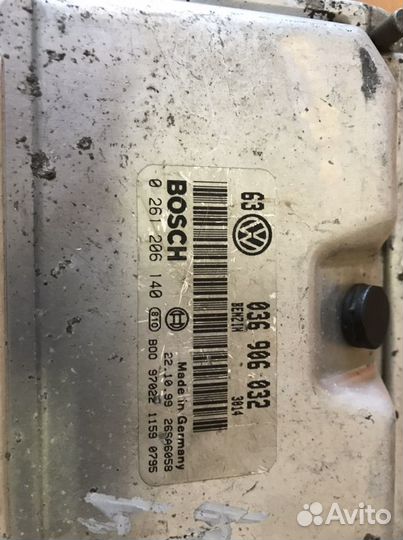 Блок управления двигателем гольф 4