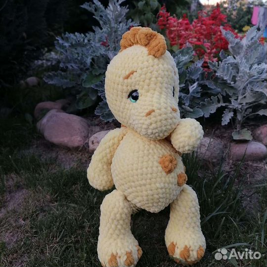 Мягкая игрушка динозавр (дракон)