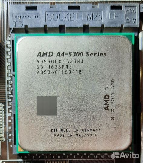 Плата FM2A55 Pro+ и процессор AMD A4-5300 Series