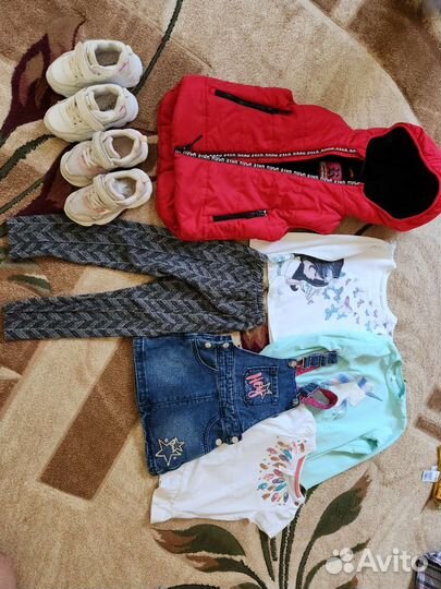 Детские вещи пакетом для девочек 98
