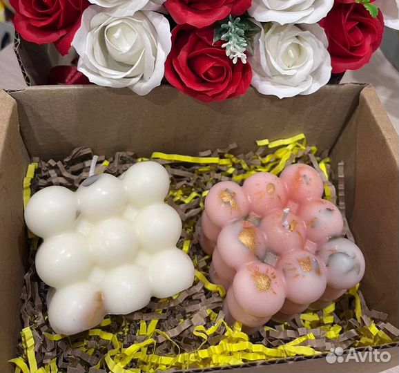 Ароматическая свеча ручной работы