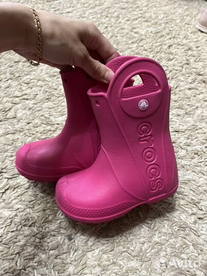 Сапоги детские crocs 25