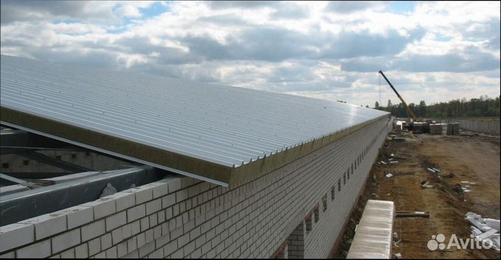 Сендвич панели, собственное производство, от 200 м