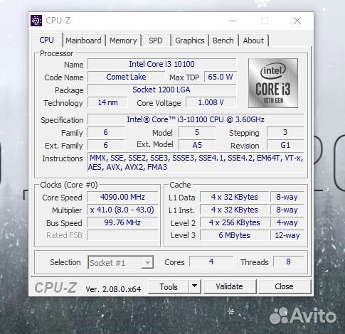 Комплект Игровой пк 1060+i3 10100
