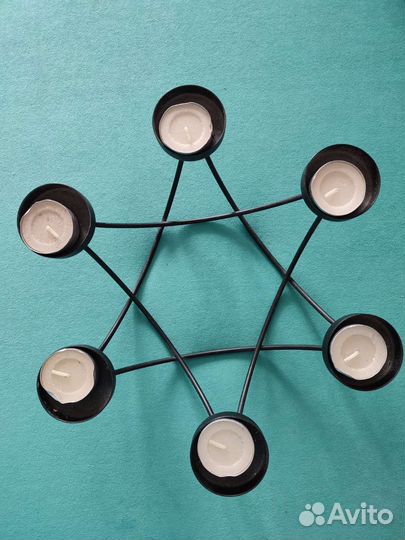 Подсвечник Звезда Давида, фигура Лошади