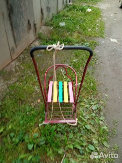 Детские зимние санки