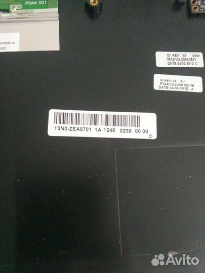 Крышка матрицы dns a15 expert line