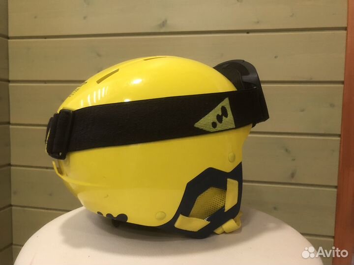 Детский Горнолыжный шлем с очками wedze